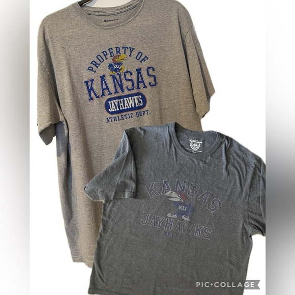 University Of Kansas Jayhawks Est 1865 & Kansas Jayhawks Athletic Dept (2) - Picture 1 of 6